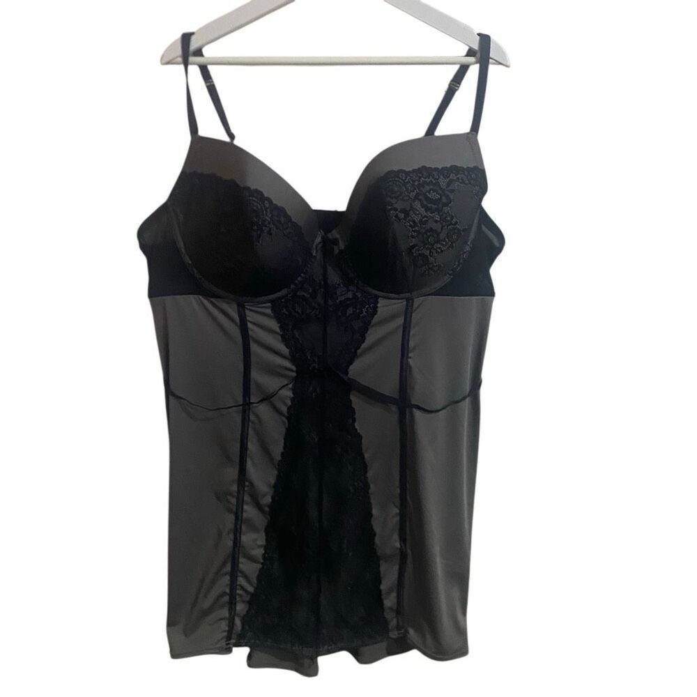 Torrid size 4XL chemise black night gown underwire